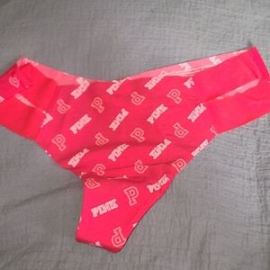 Pink No Show Thong